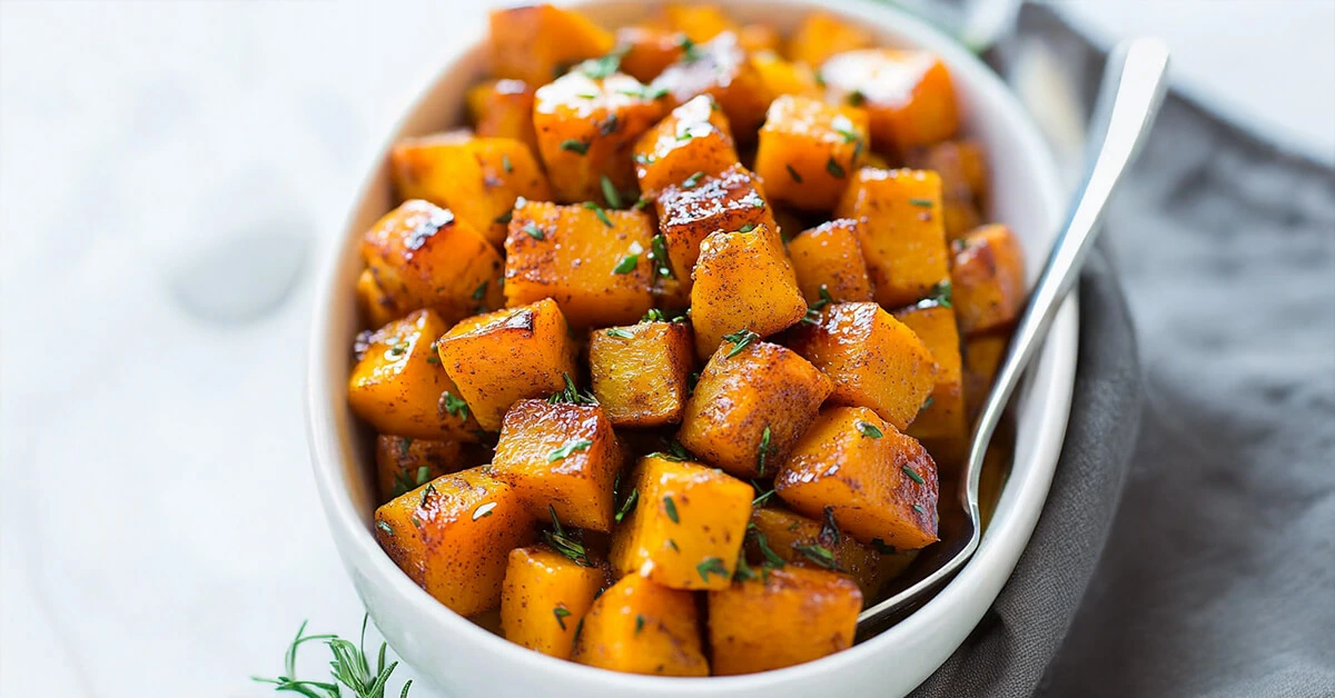 Cinnamon Roasted Butternut Squash Recipe