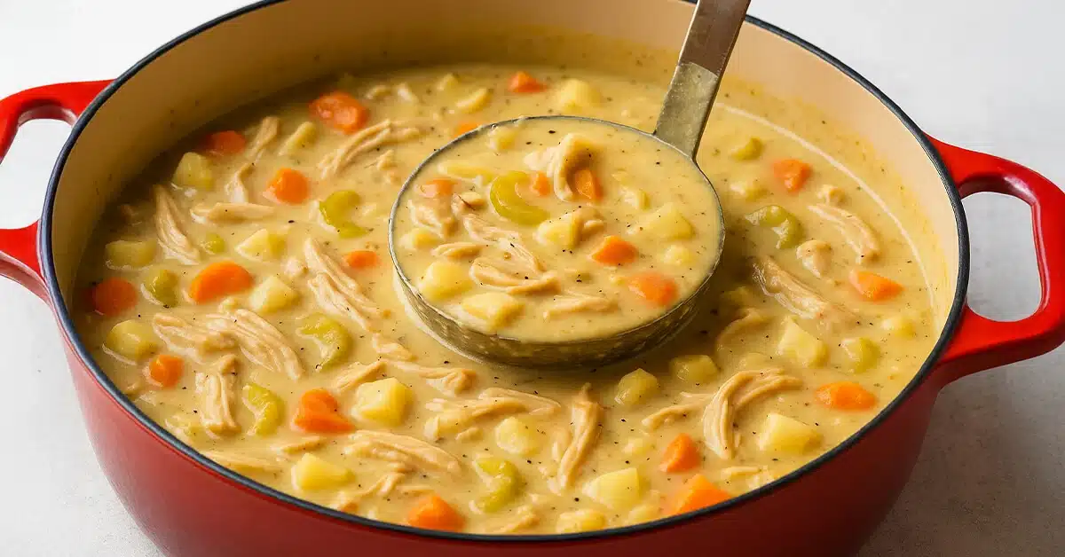 Creamy Chicken Noodle Soup Recipe