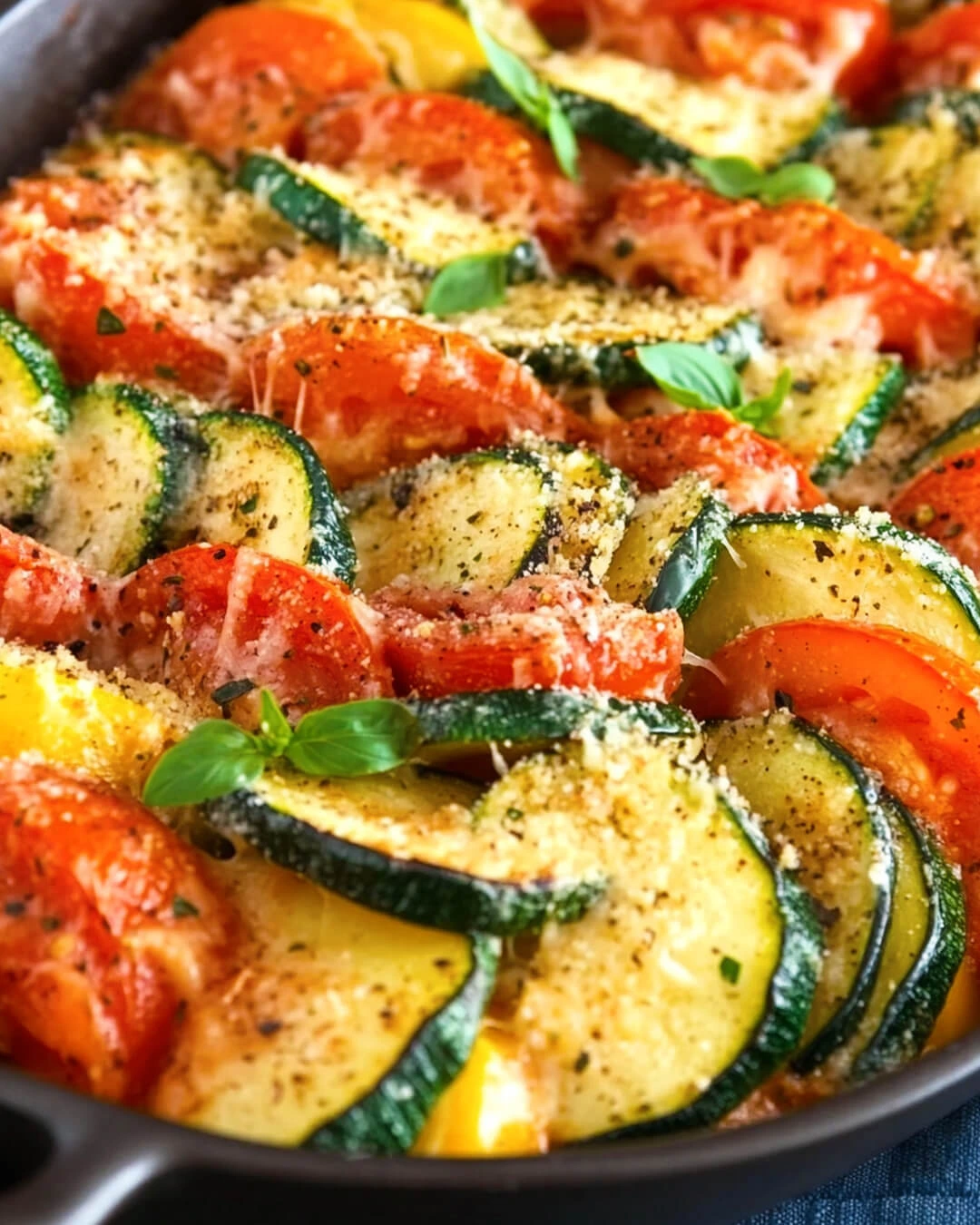 How I Make My Parmesan Tomato Zucchini Bake Taste Amazing