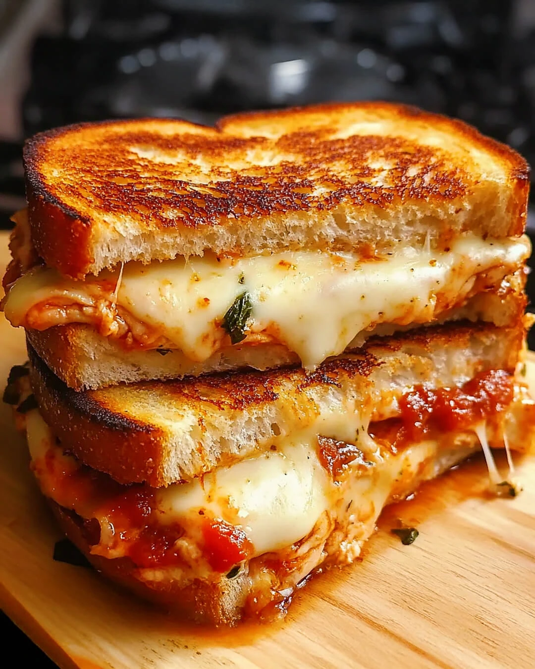 How to Make Lazy Chicken Parmesan Grilled Cheese