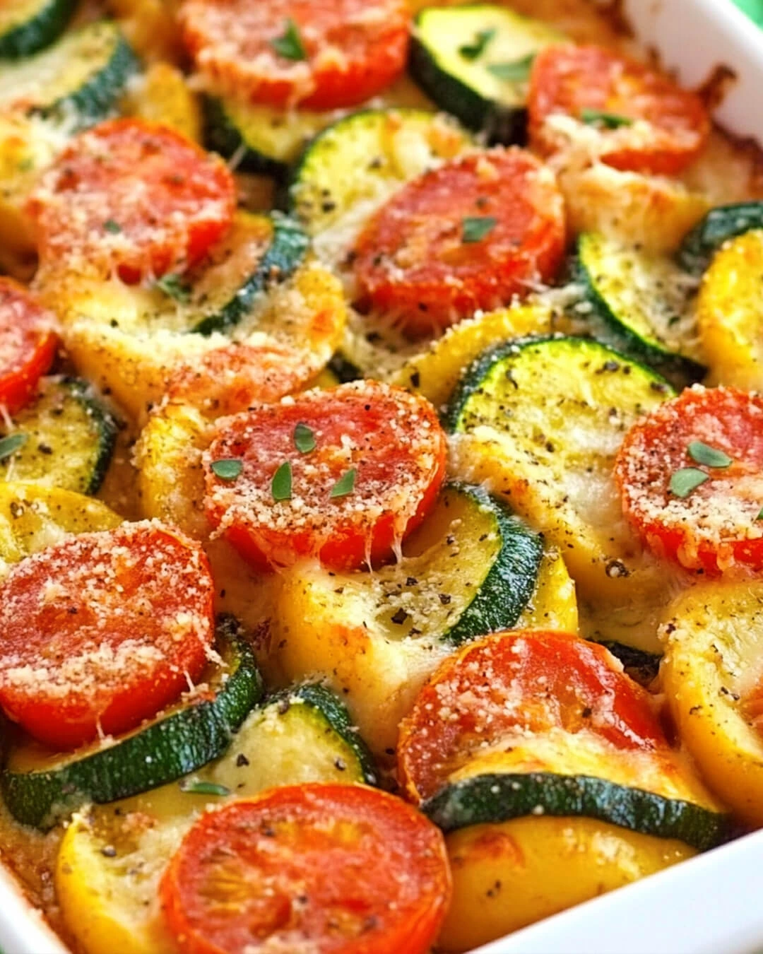 Ingredients You Need for Parmesan Tomato Zucchini Bake