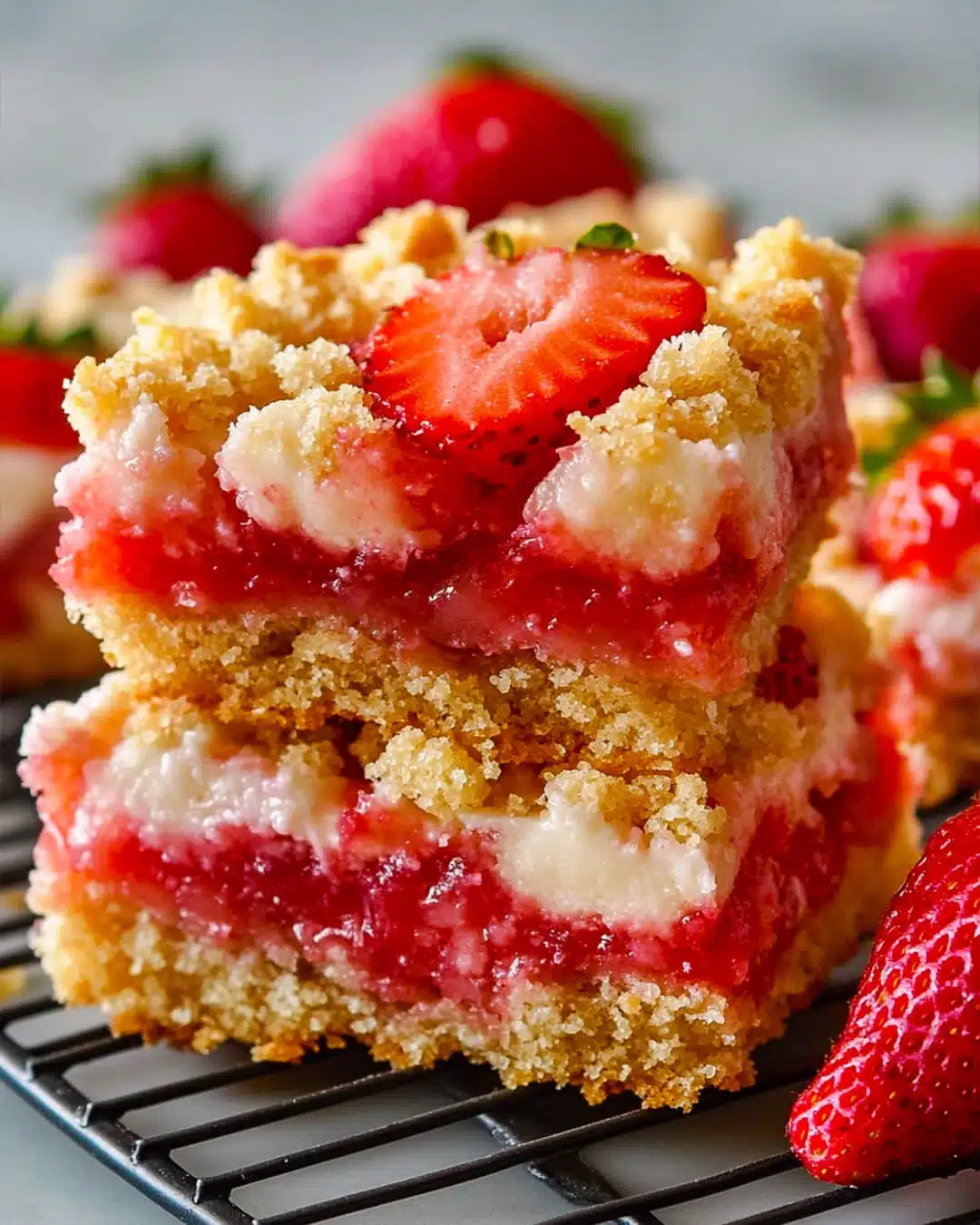 Homemade Strawberry Crumble Bars Ingredients for Strawberry Crumble Bars