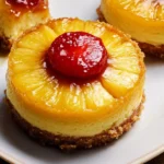 Mini Pineapple Upside-Down Cheesecakes Recipe Mini Pineapple Upside-Down Cheesecakes