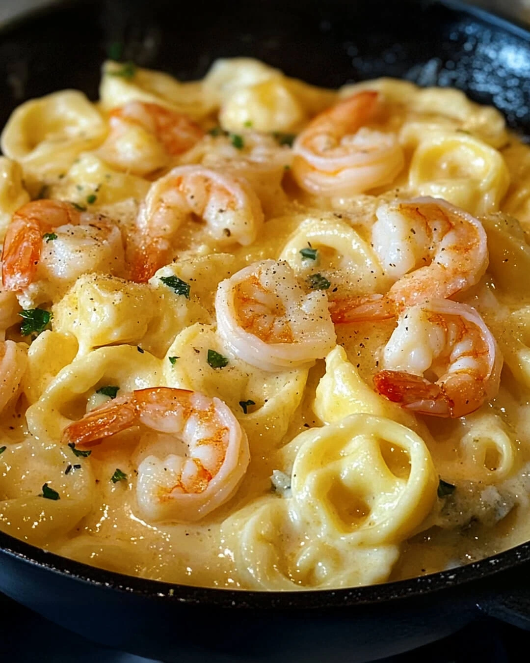 Easy Shrimp Tortellini Alfredo Skillet My Tips for the Best Shrimp Tortellini Alfredo Skillet