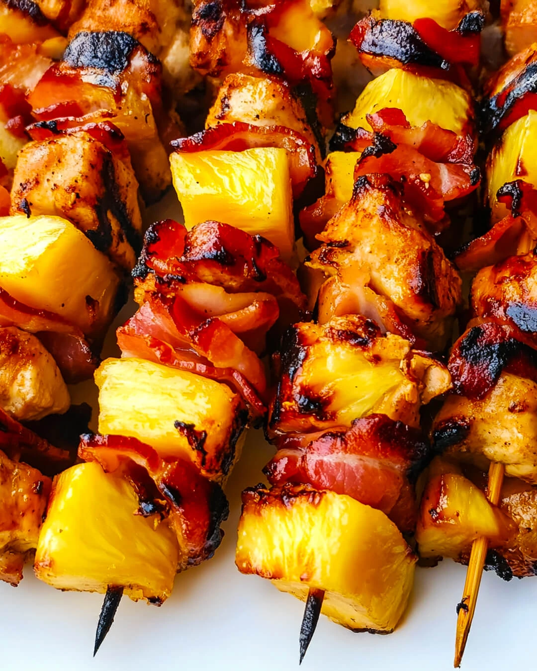 Easy Tropical Hawaiian Chicken Pineapple Kabobs The Ingredients for Tropical Hawaiian Chicken Pineapple Kabobs