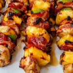 Easy Tropical Hawaiian Chicken Pineapple Kabobs Tropical Hawaiian Chicken Pineapple Kabobs