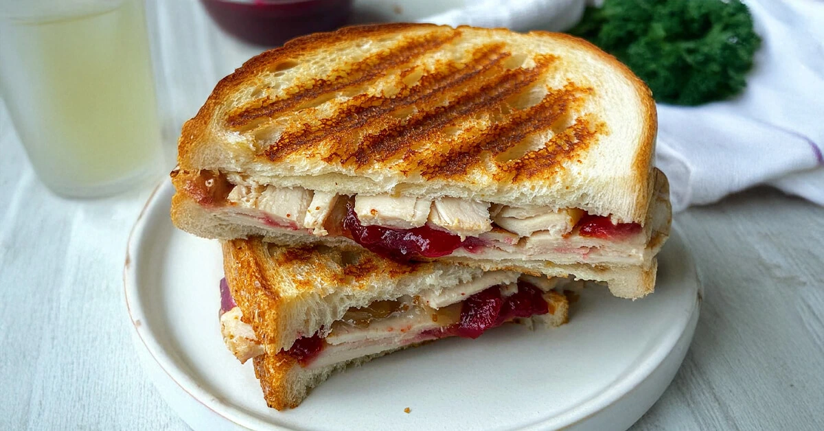 Easy Turkey and Cranberry Paninis