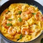 What Makes This Cheesy Shrimp Tortellini Alfredo So Irresistible