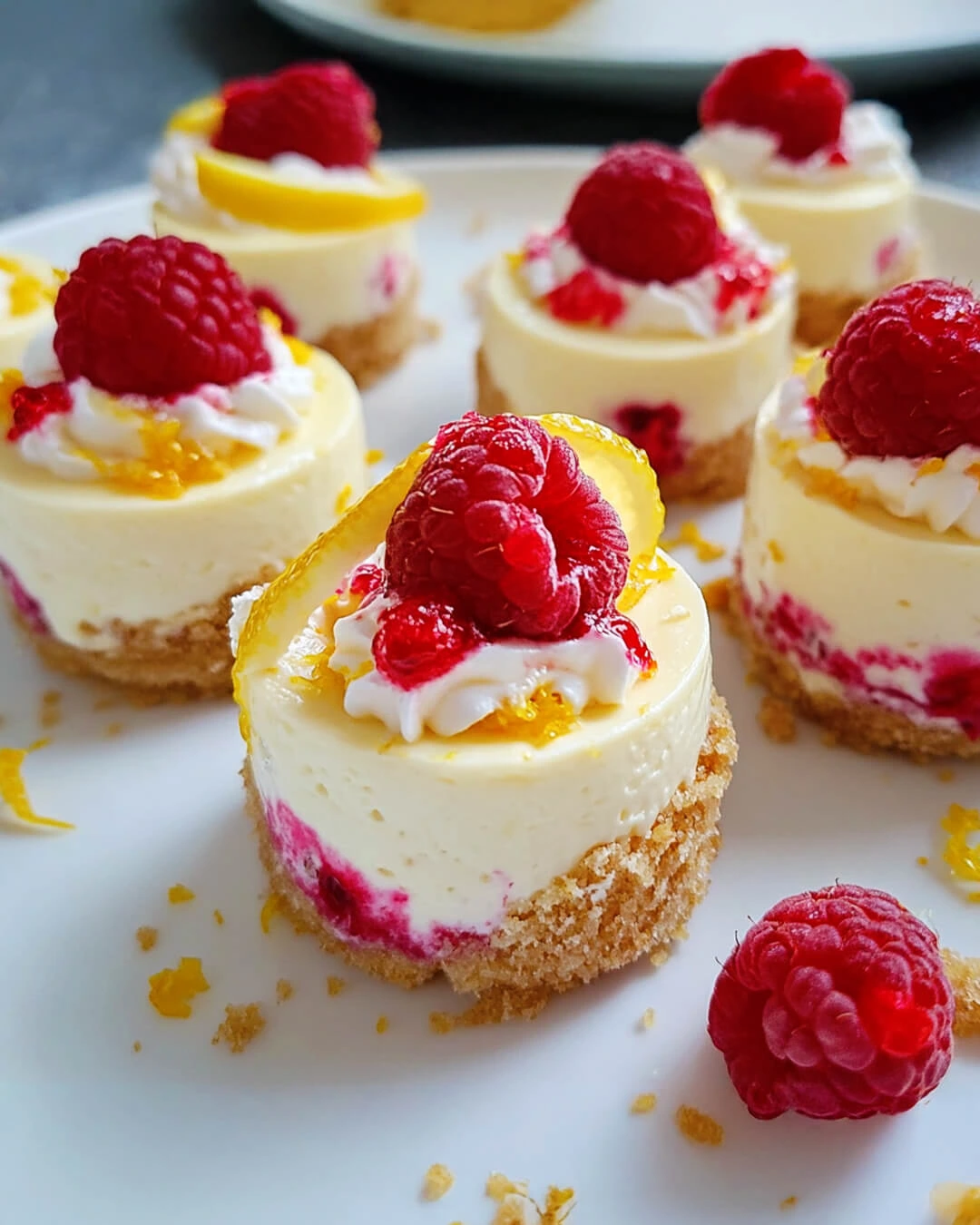 Easy Mini Lemon and Raspberry Cheesecakes Why These Mini Cheesecakes Always Brighten My Day