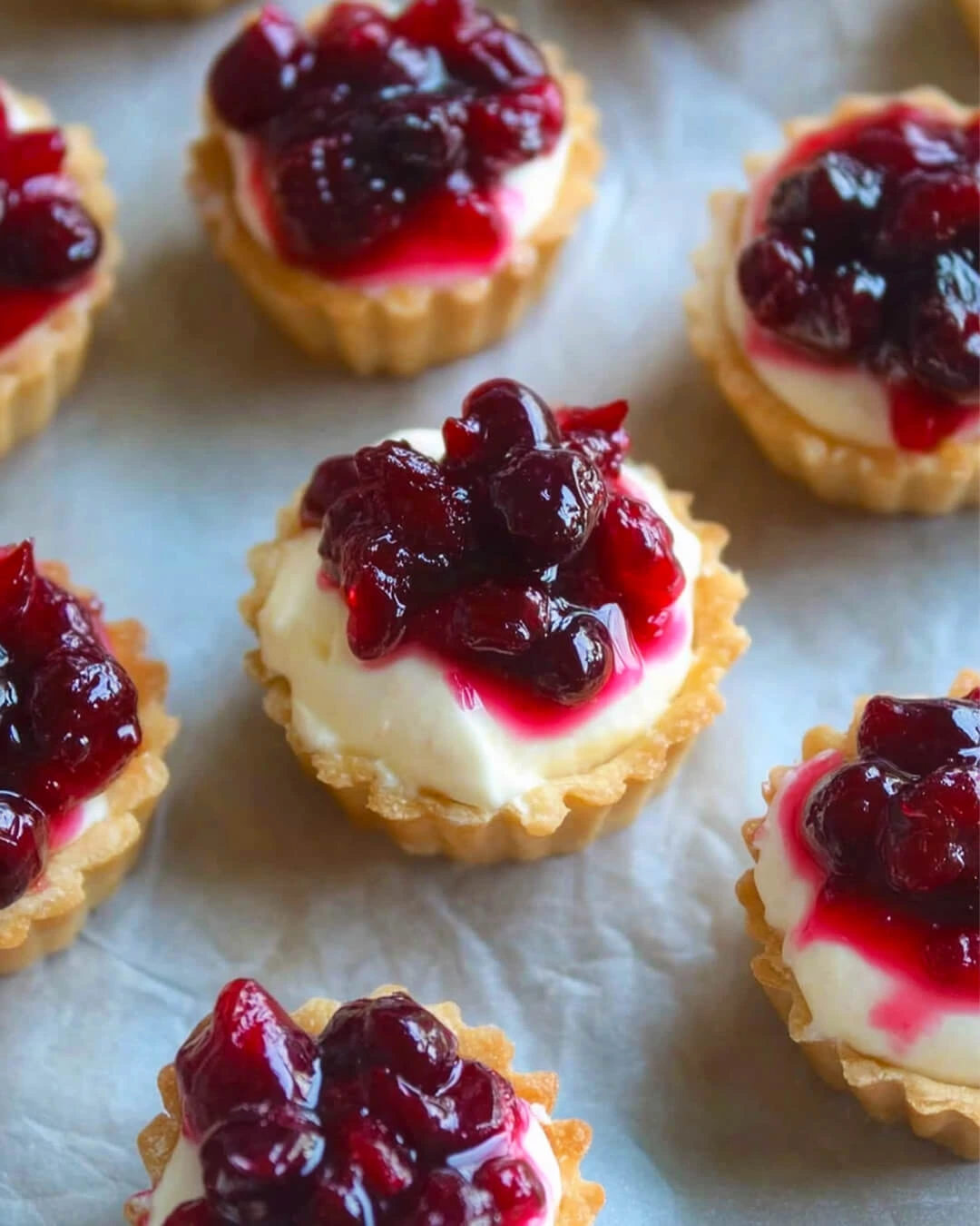 Why Youll Love These No Bake Mini Cranberry Cheesecake Tarts