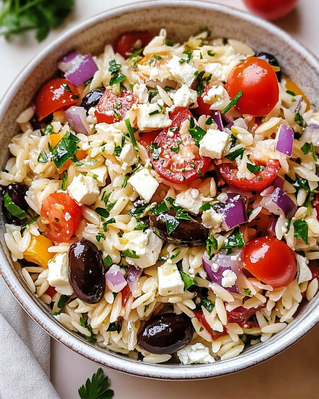 Easy Greek Orzo Salad Why Youll Love This Greek Orzo Salad