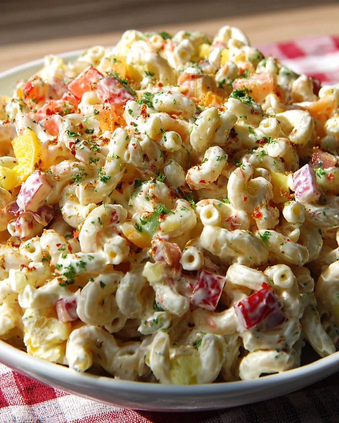 Southern Macaroni Salad with Egg Recipe How I Keep My Southern Macaroni Salad with Egg Extra Creamy and Flavorful