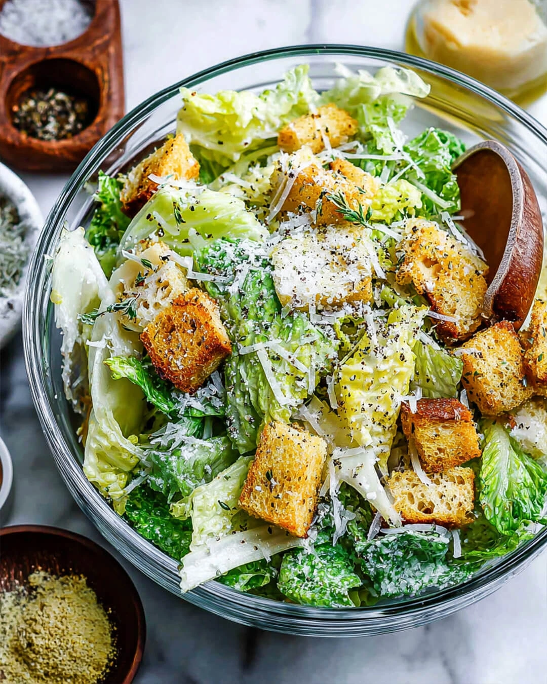 Classic Caesar Salad with Garlic Croutons How to Make Classic Caesar Salad with Garlic Croutons