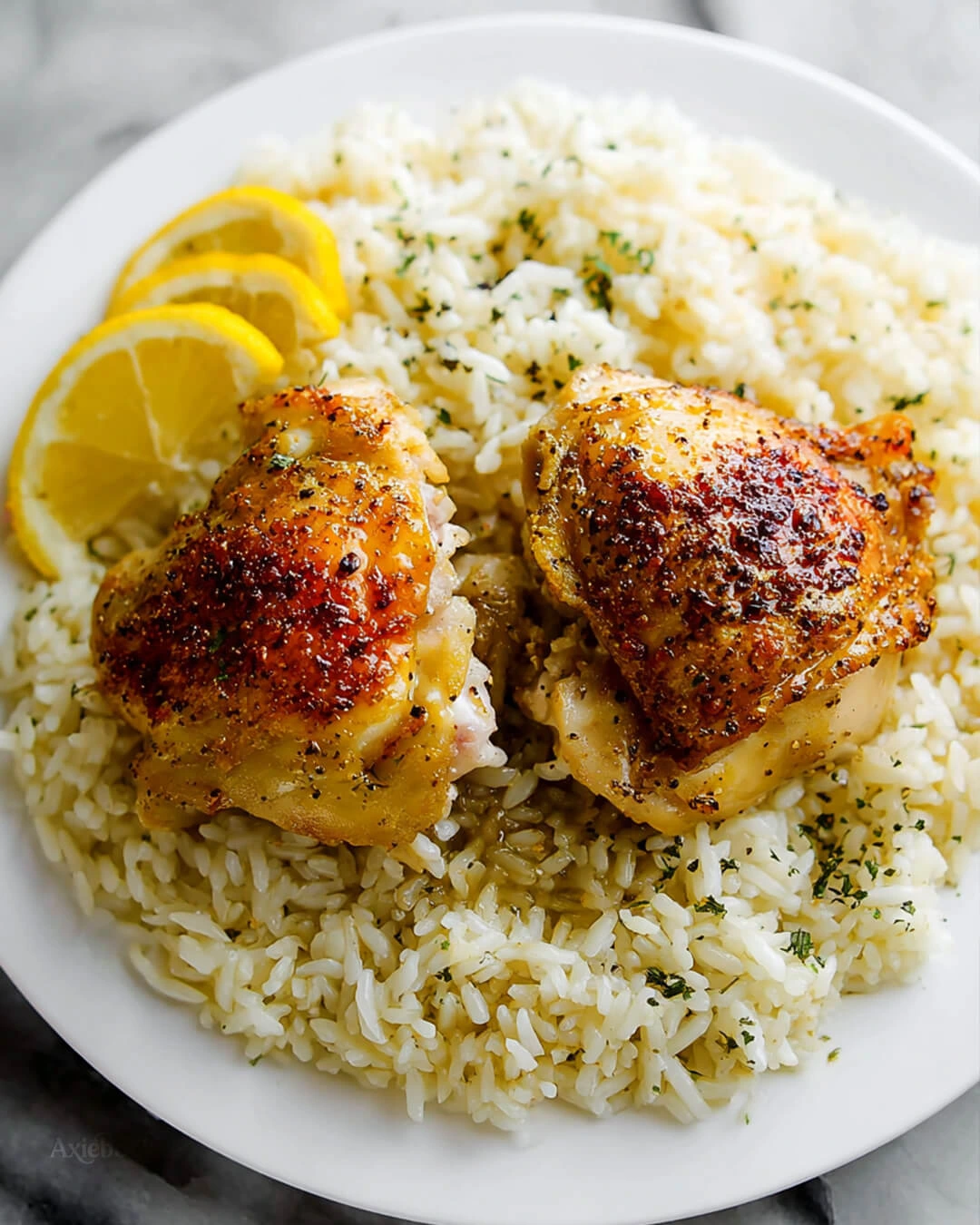 Lemon Pepper Chicken with Rice Pilaf How to Make Lemon Pepper Chicken with Rice Pilaf