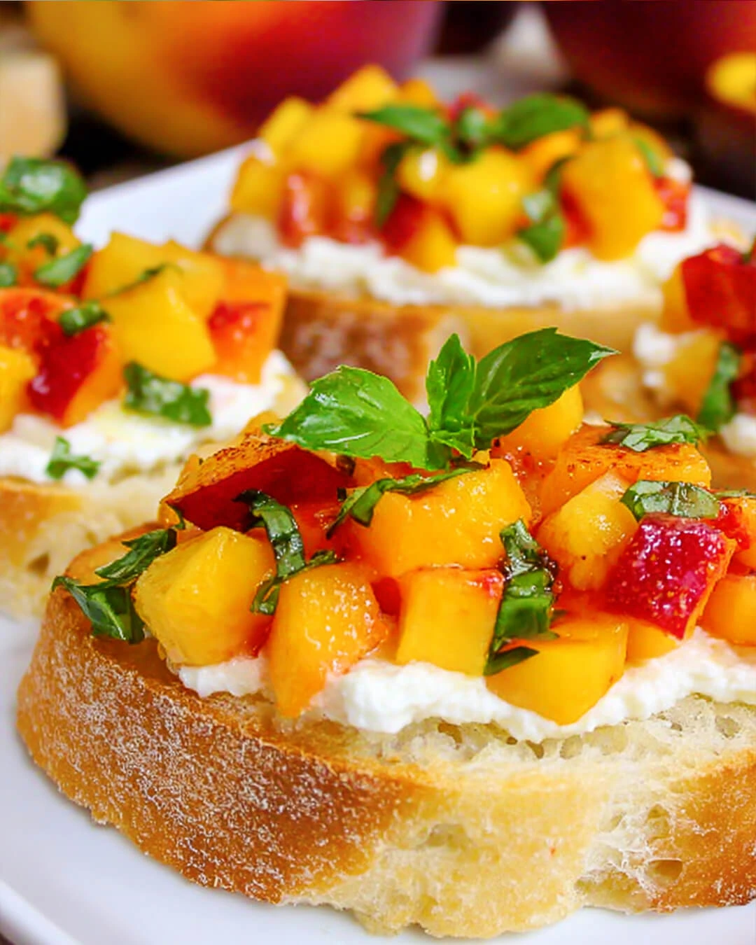 Ingredients You Need for Peach Bruschetta