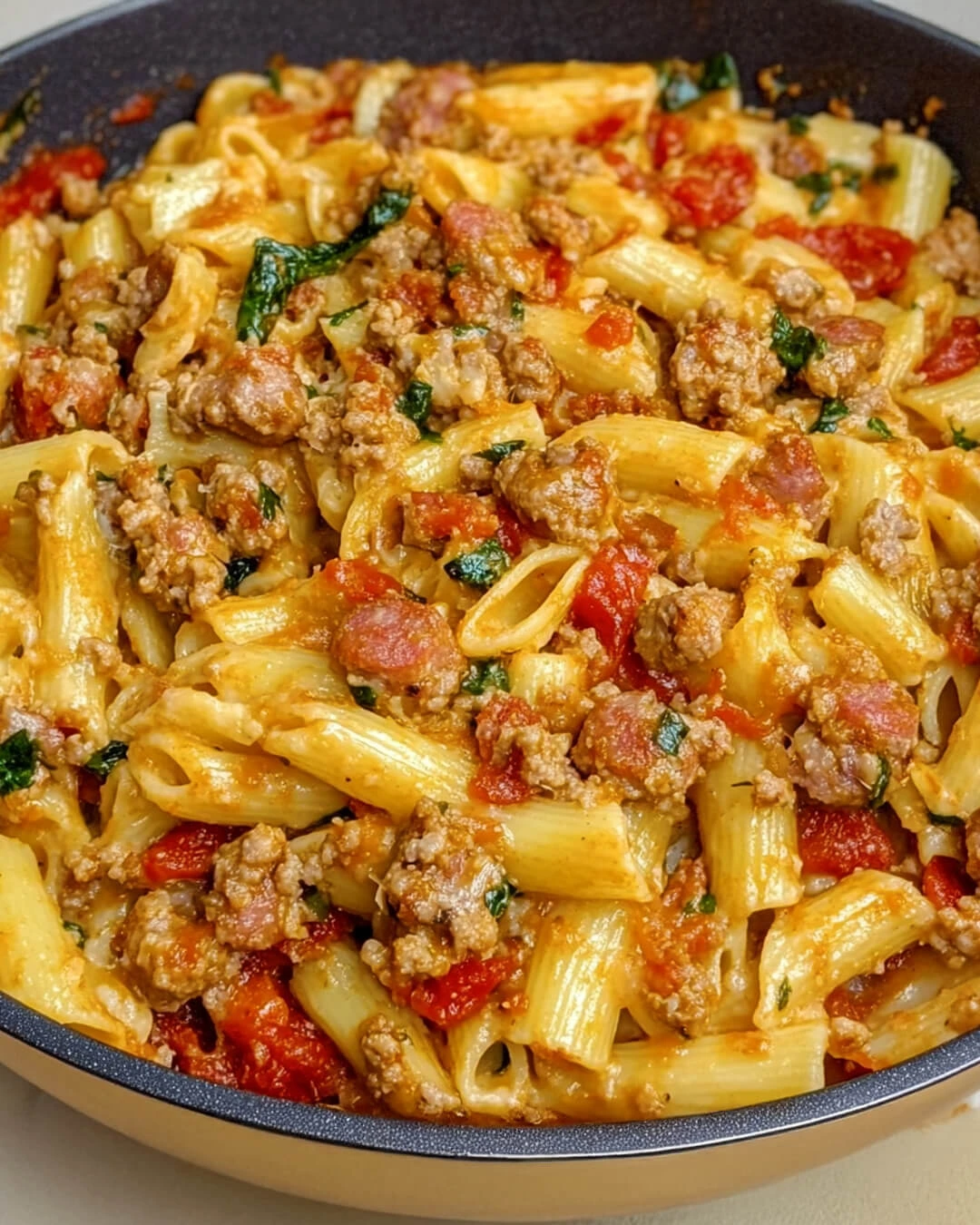 Sausage Pasta Loaded with Browned Sausage Ingredients You Need for Sausage Pasta Loaded with Browned Sausage