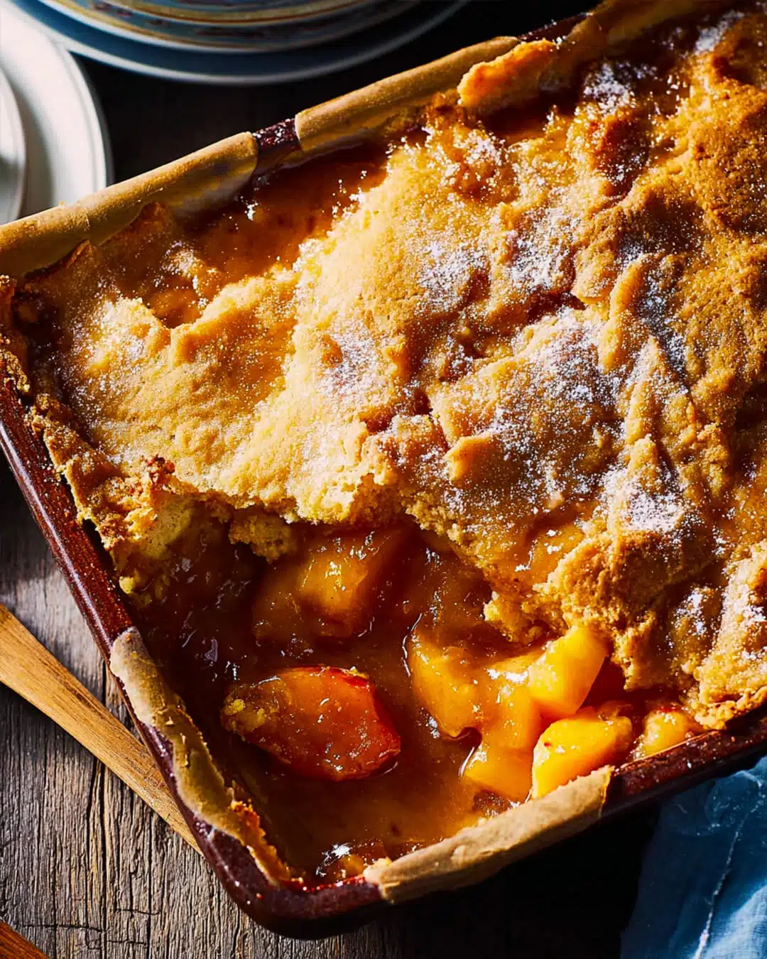 Easy Peach Cobbler with Hot Sugar Crust Recipe Ingredients You This Cobbler with Hot Sugar Crust