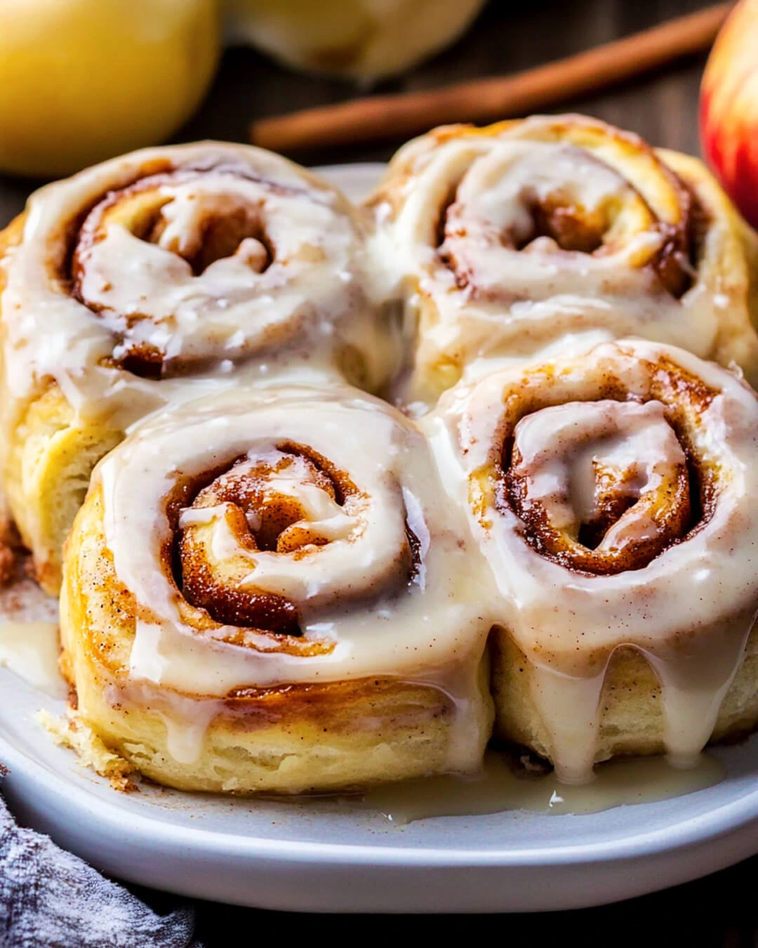 Easy Cinnamon Rolls with Brown Butter Maple Icing Ingredients for These Cinnamon Rolls