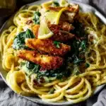 Lemon Arugula Pasta with Chicken
