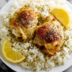 Lemon Pepper Chicken with Rice Pilaf Lemon Pepper Chicken with Rice Pilaf
