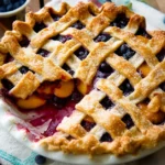 Easy Peach Blueberry Pie Recipe Peach Blueberry Pie
