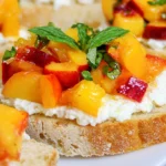 Peach Bruschetta