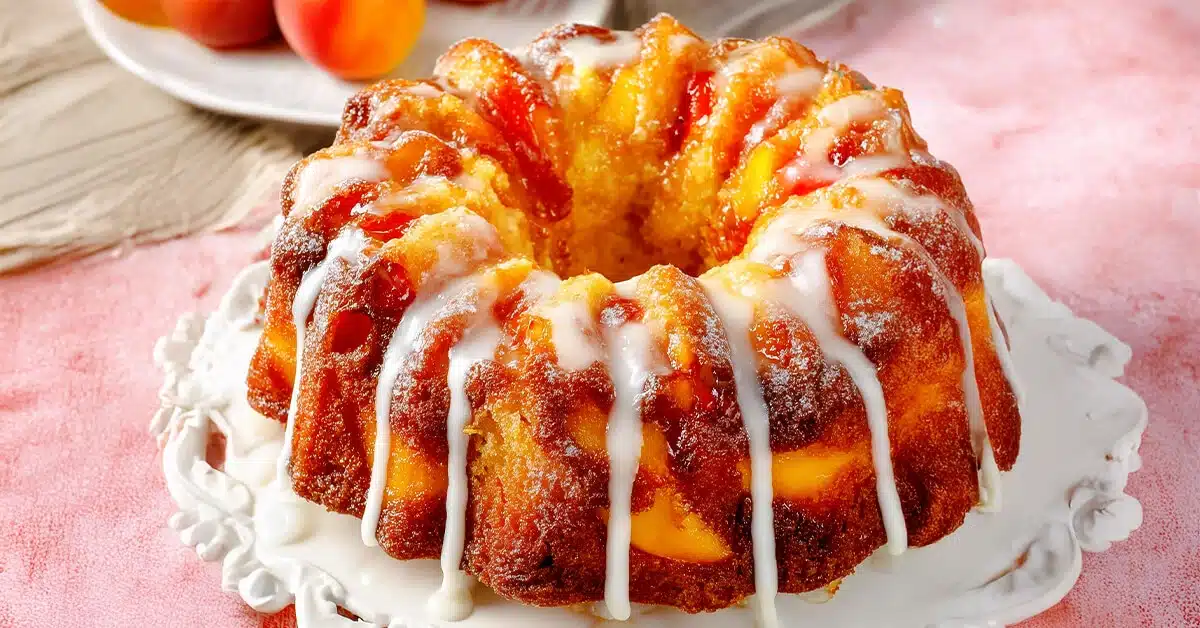 Peach Cobbler Pound Cake