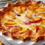 The Perfect Peach Custard Pie Recipe Peach Custard Pie