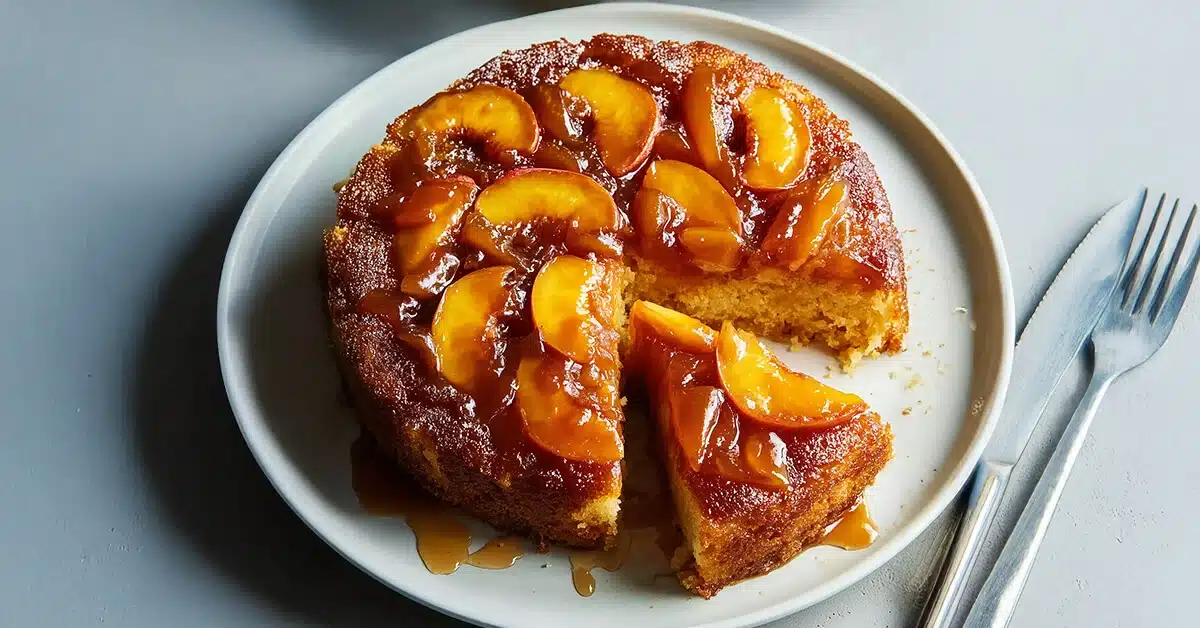 Peach Upside-Down Cake