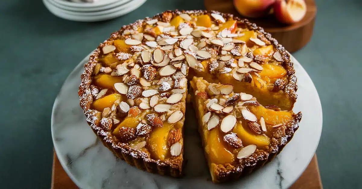 Peach and Almond Tart