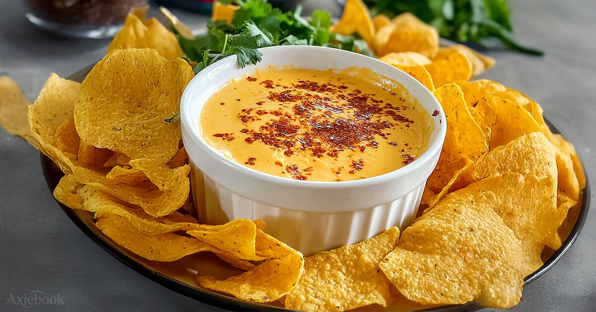 Queso Dip with Chips Recipe