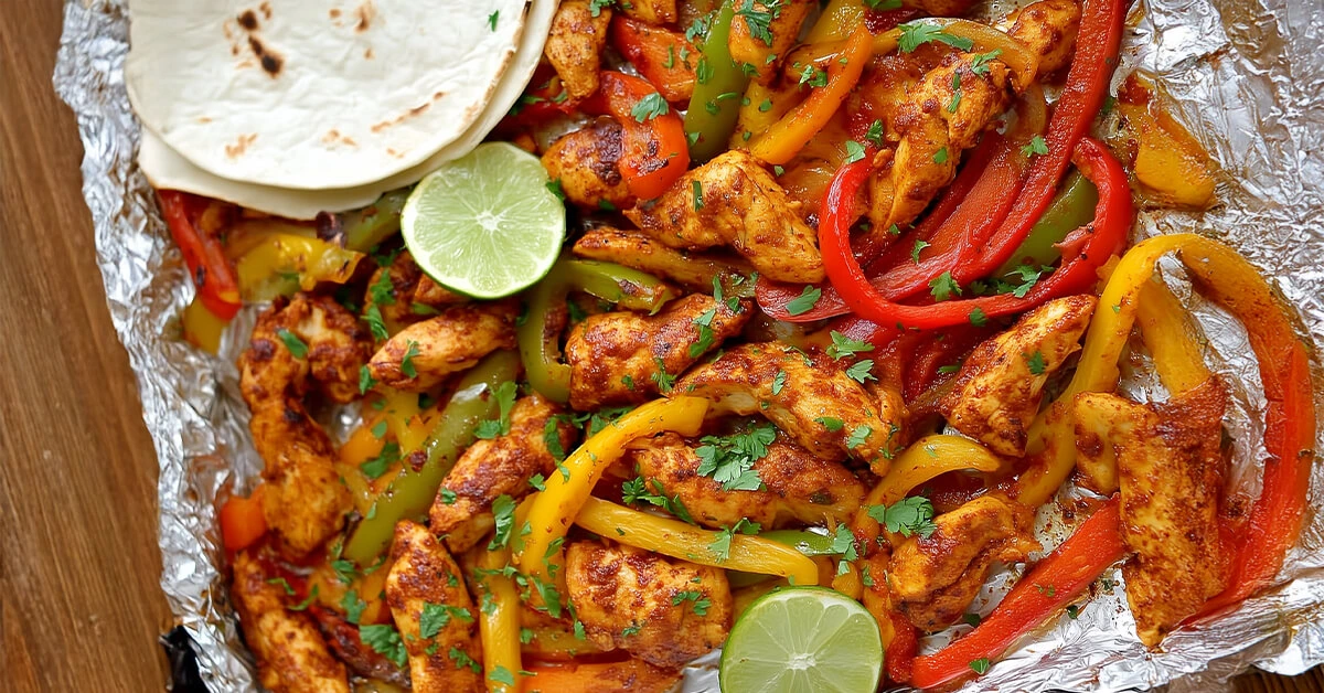 Sheet Pan Chicken Fajitas