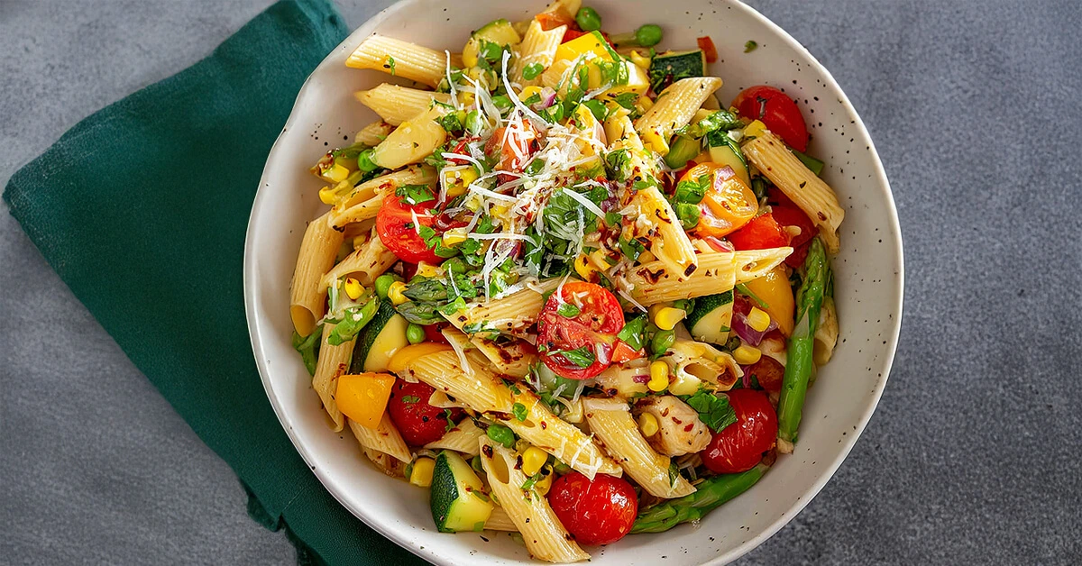 Summer Veggie Pasta Primavera