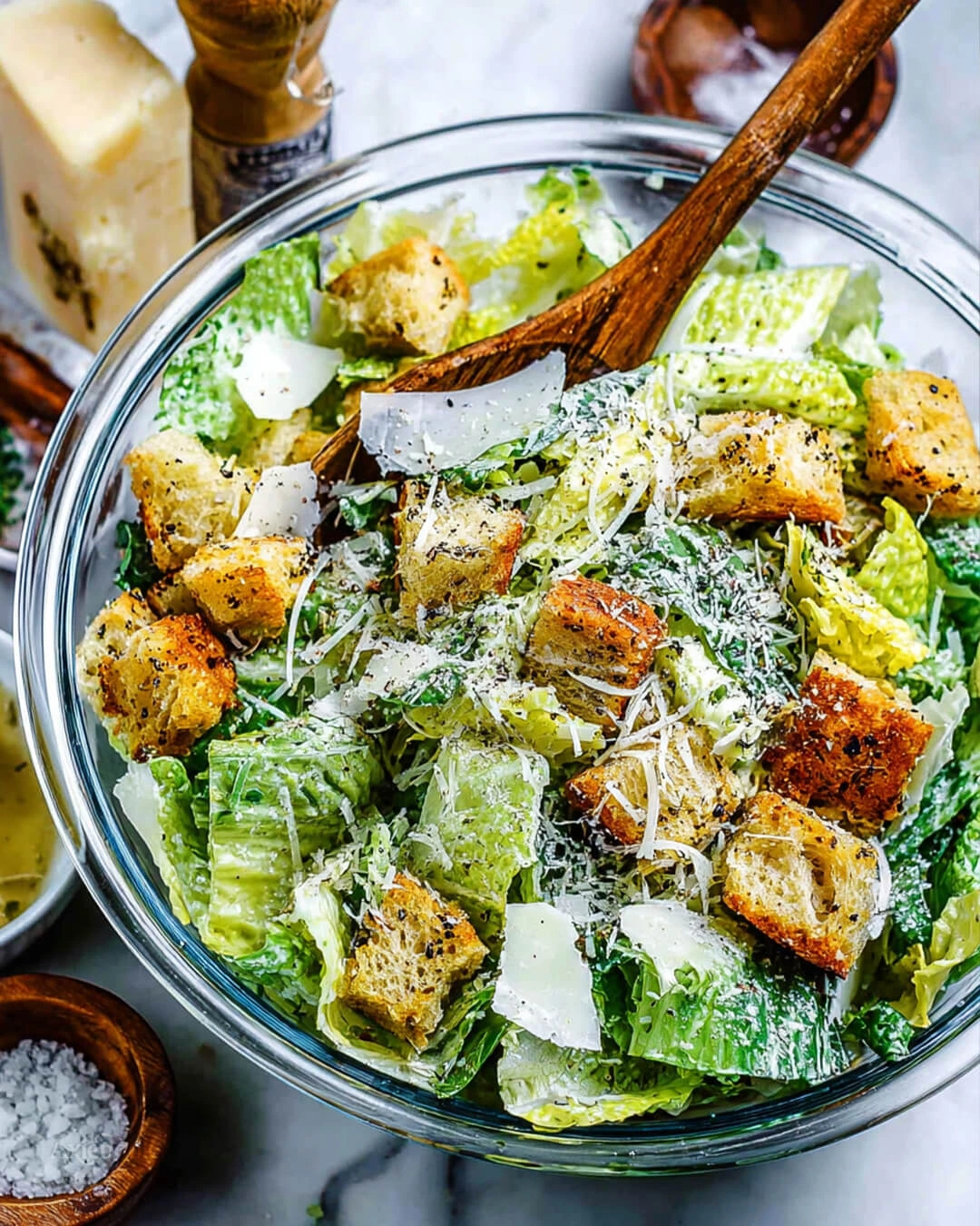 Classic Caesar Salad with Garlic Croutons Why I Keep Coming Back to This Caesar Salad with Garlic Croutons