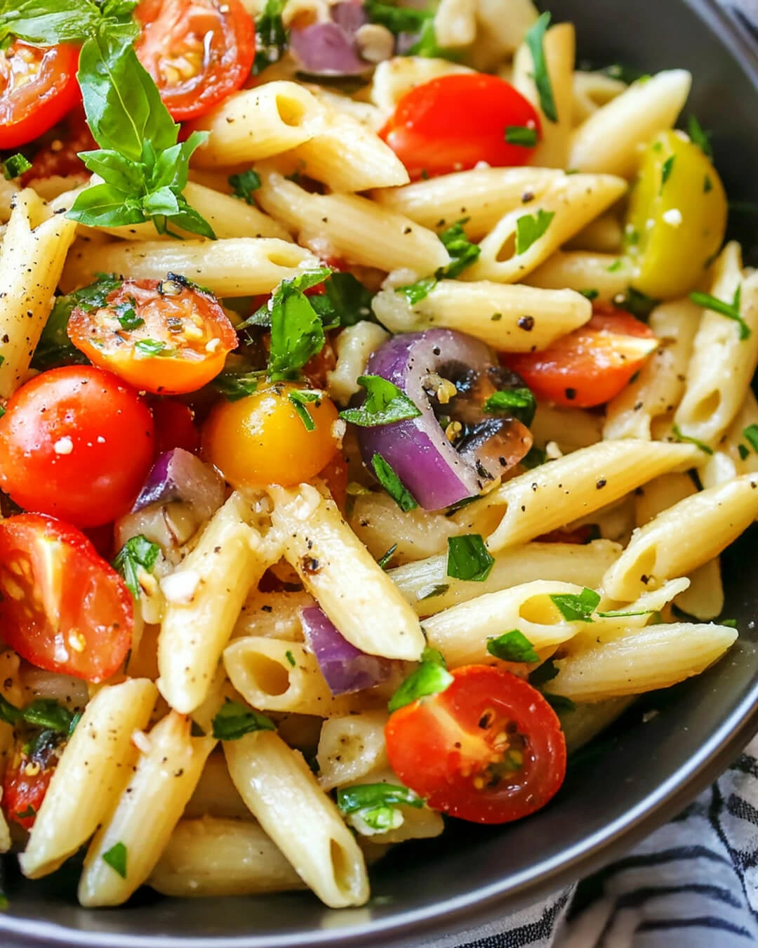 Spicy Garlic and Tomato Penne Salad Why This Dish Is a Standout for Picnics or Light Dinners
