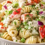 Easy Crab Pasta Salad Recipe Crab Pasta Salad