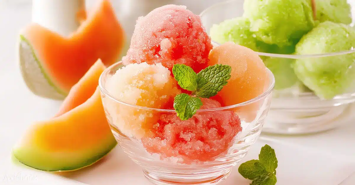 Easy One-Ingredient Melon Sorbet