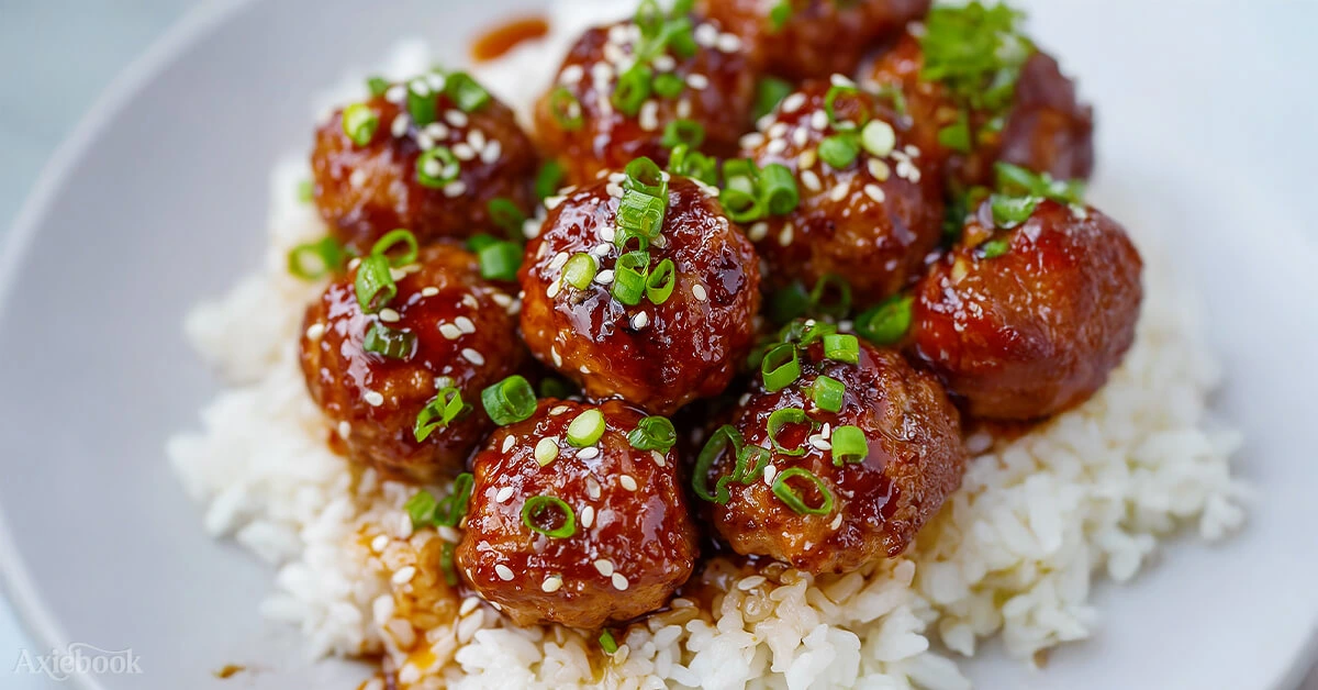 Easy Sticky Sweet Teriyaki Meatballs