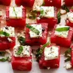 Easy Watermelon Feta Cheese Bites Easy Watermelon Feta Cheese Bites