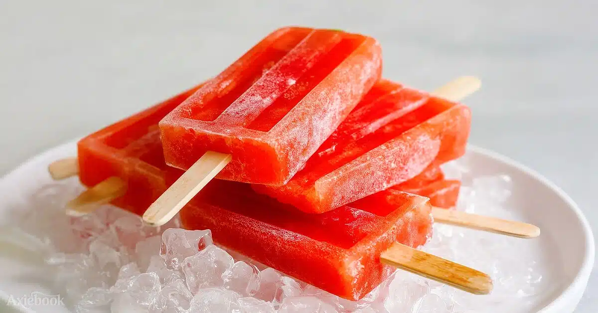 Easy Watermelon Popsicles Recipe