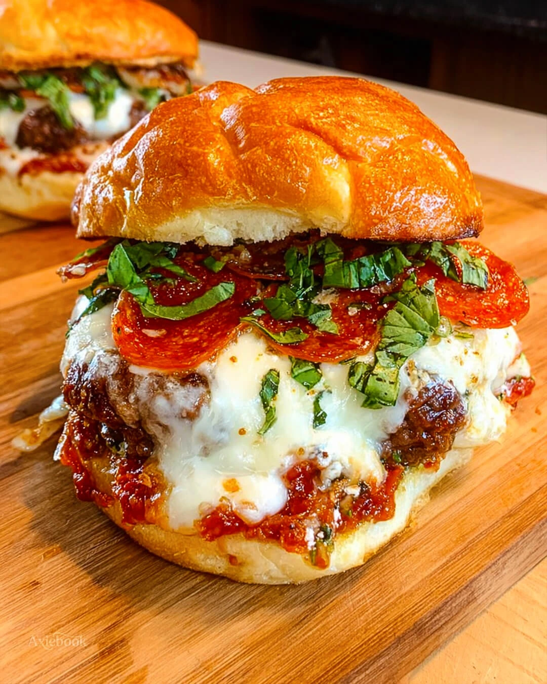 Classic Pizza Burger with Pepperoni Heres How I Make This Pizza Burger with Pepperoni