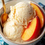 Homemade Peach Ice Cream Recipe Homemade Peach Ice Cream
