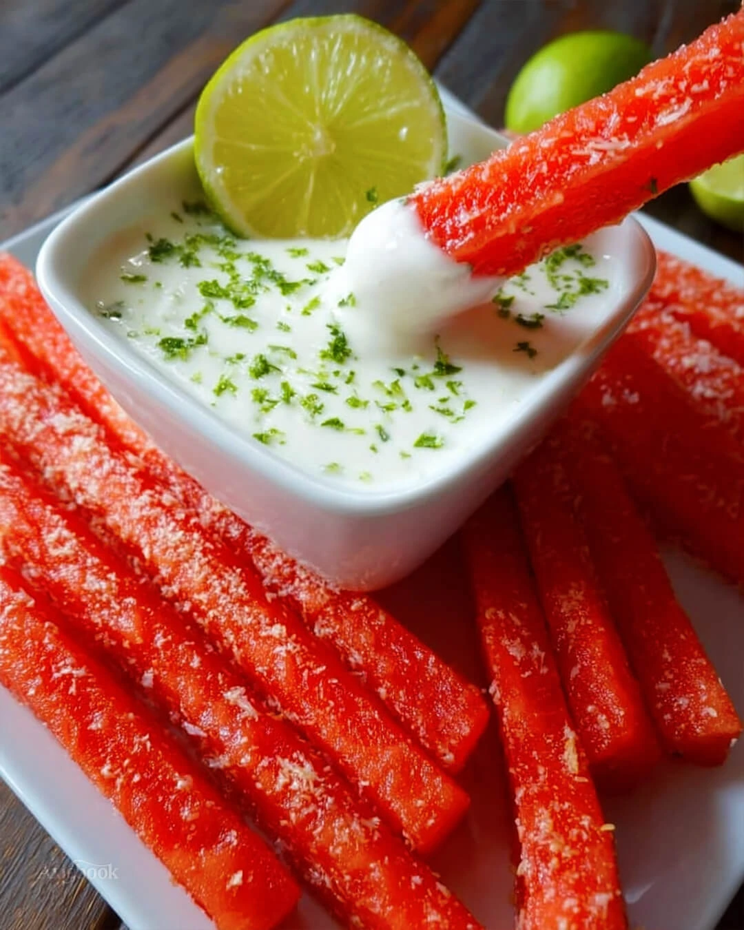 Watermelon Fries with Coconut Yogurt Dip How I Make This Watermelon Fries with Coconut Yogurt Dip Perfect Every Time