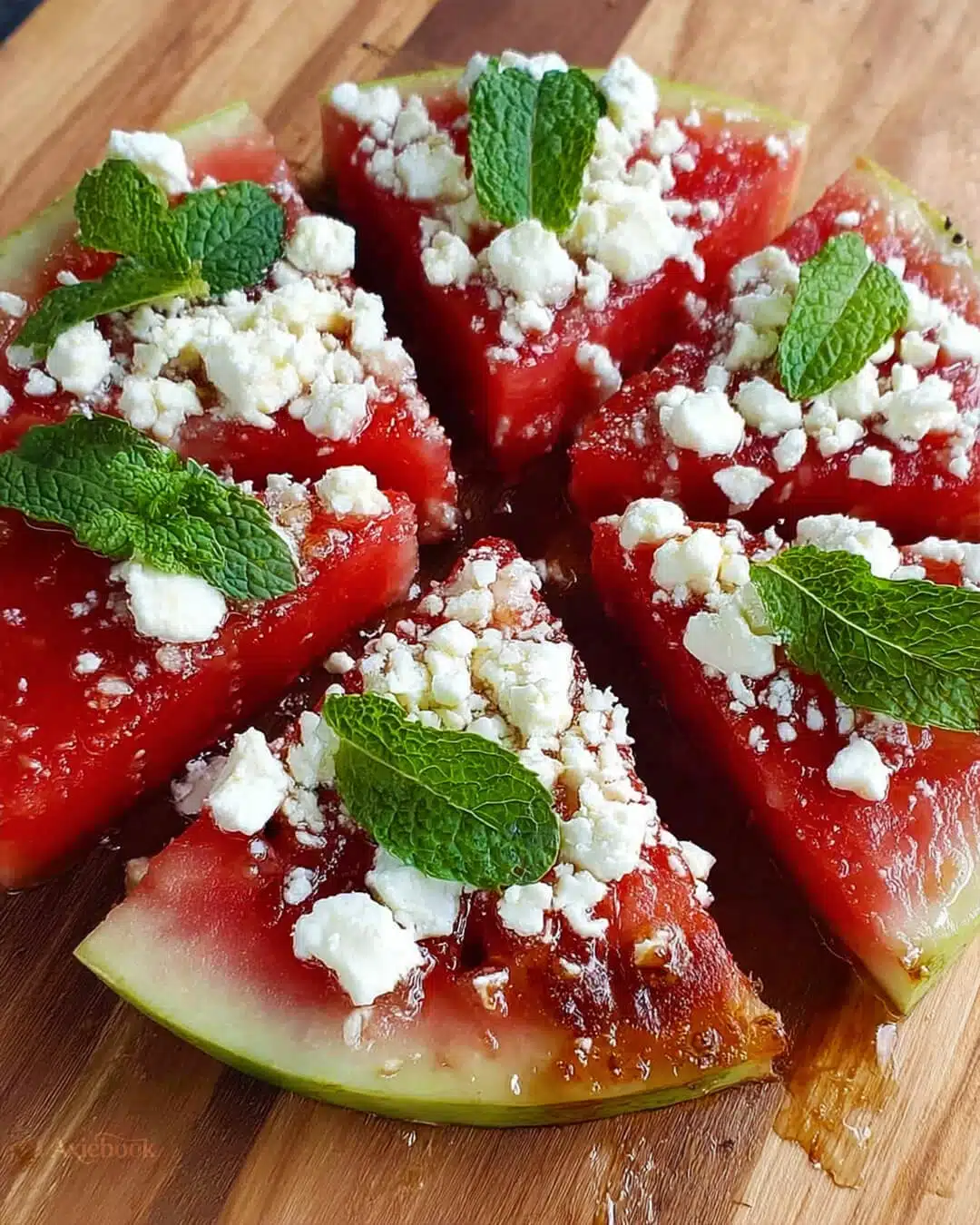 Watermelon Pizza with Feta and Basil How I Make This Watermelon Pizza with Feta and Basil