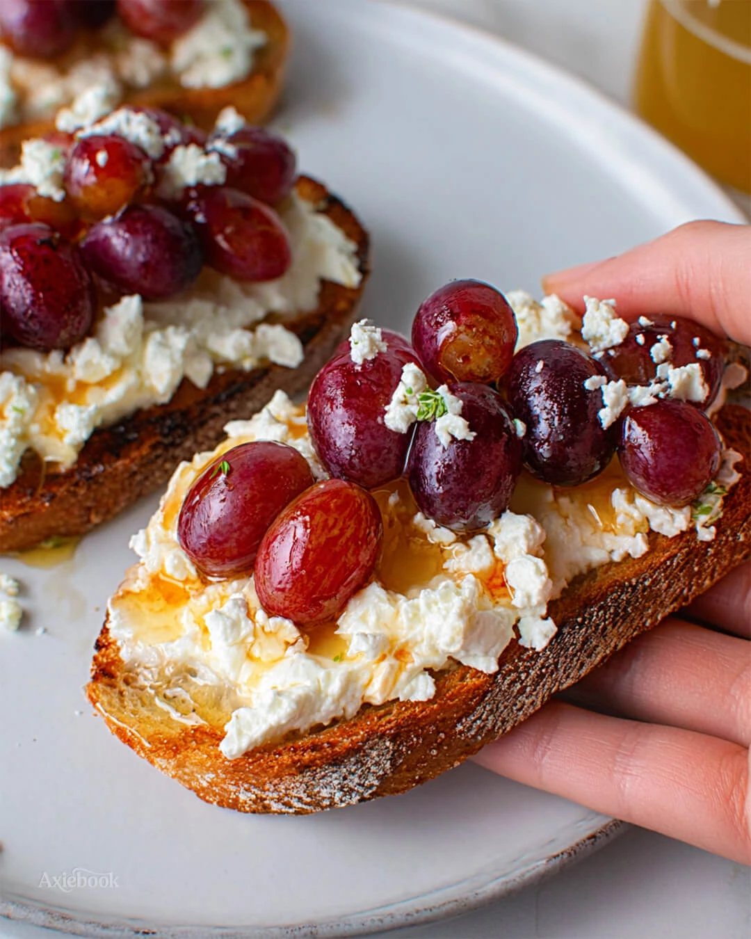 Easy Dreamy Roasted Grape Ricotta Toast How This Roasted Grape Ricotta Toast Won Me Over