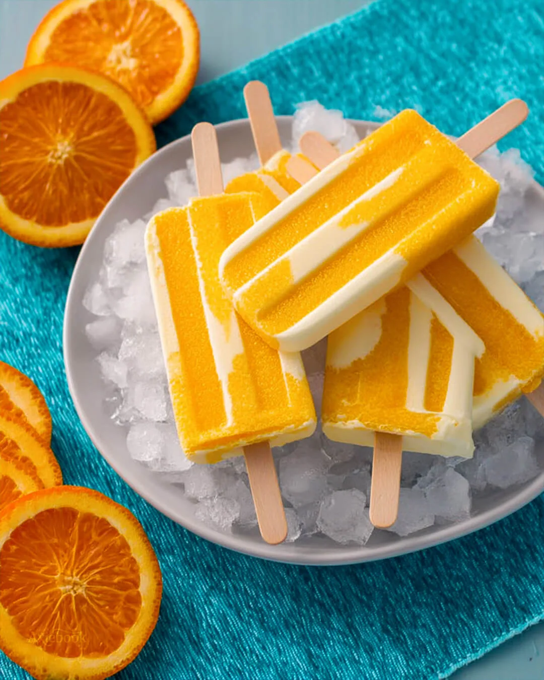 How to Make Orange Cream Popsicles