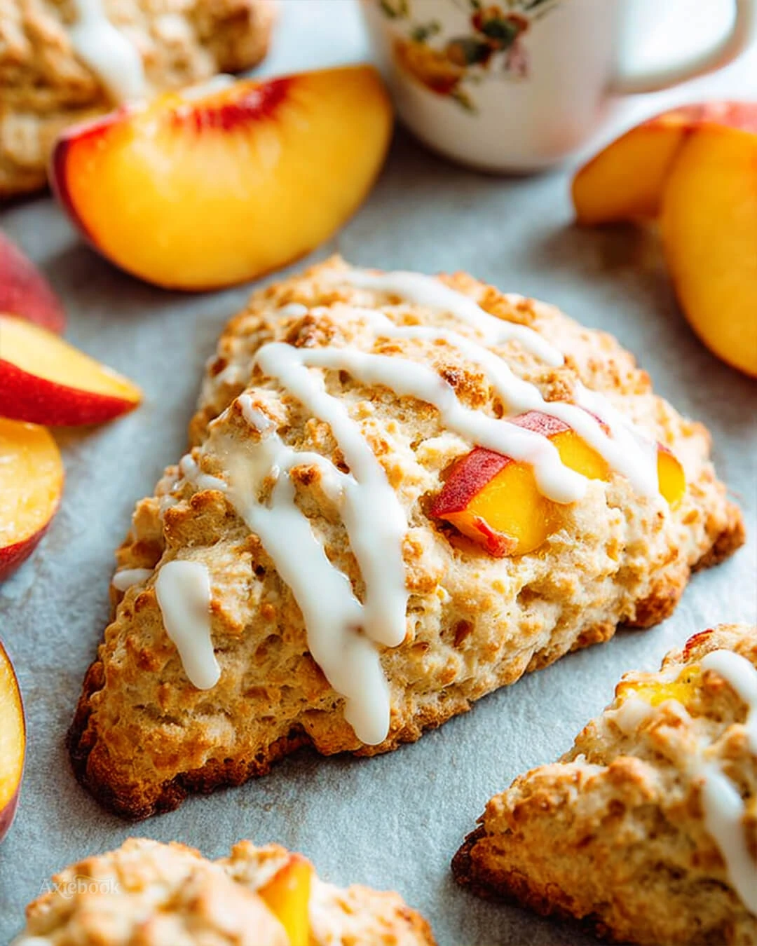 Easy Fresh Peach Scones How to Make Peach Scones