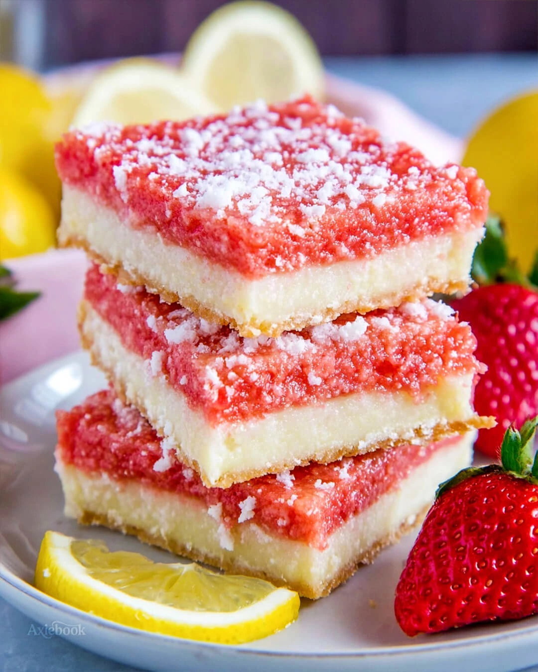 Sweet Strawberry Lemonade Bars How to Make Strawberry Lemonade Bars