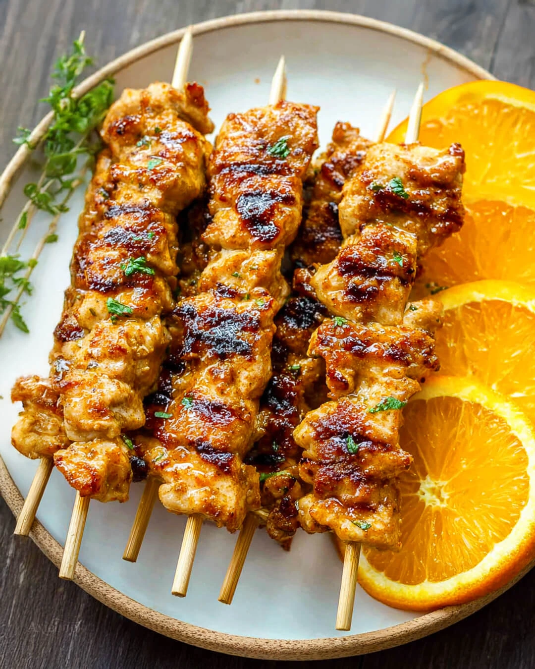 Grilled Chicken Skewers with Orange Ingredients You Need for Grilled Chicken Skewers with Orange