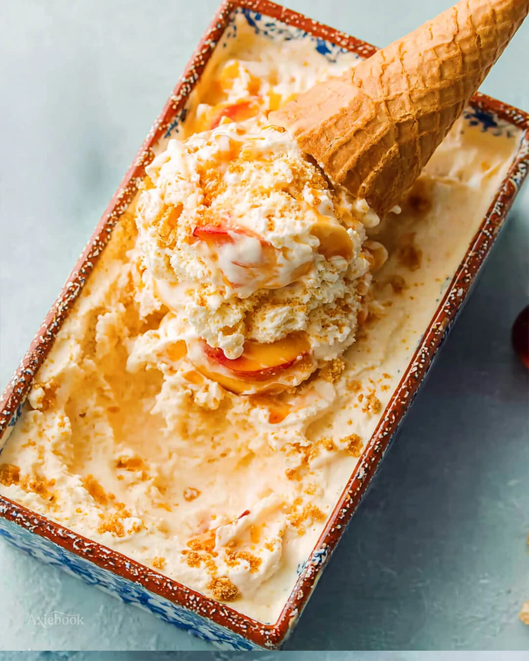 No-Churn Peach Cobbler Ice Cream Ingredients You Need for No-Churn Peach Cobbler Ice Cream